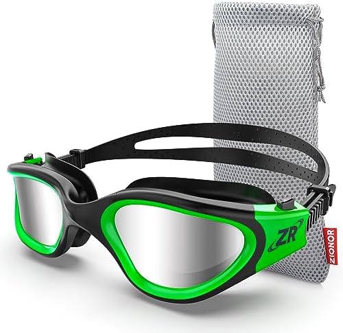 ZIONOR G1 Polarized Swimming Goggles for Unisex Adult Women Anti Fog 100% Anti UV Diving Goggles
