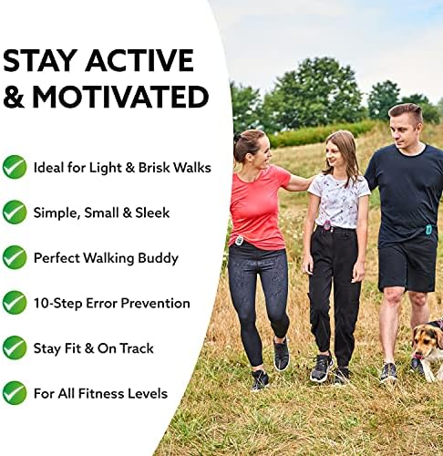 3DFitBud Simple Step Counter Walking 3D Pedometer from 3DActive with Clip & Lanyard - A420S