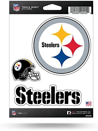 Rico Industries NFL Football Triple Spirit Stickers Triple Sticker Sheet