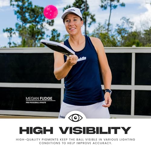 Franklin Sports X-40 Outdoor Pickleballs - Official Ball of USA Pickleball, APP Tour + Pickleball US Open - 3 Packs, 12 Packs, 36 Pickleball Buckets, 50, 100 + 400 Bulk Packs of Regulation Pickleballs