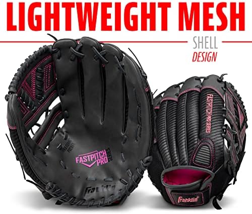 Franklin Sports Girls Softball Glove-Women's Windmill Fastpitch+Slowpitch Softball Glove-Right and Left Hand-Adult