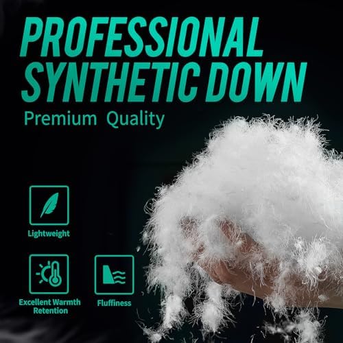 covacure Camping Blanket - Outdoor Travel Blanket, Packable, Puffy Blanket, Lightweight & Warm Quilt for Camping, Hiking, Backpacking, Outdoors, Travel, Beach(Blue)