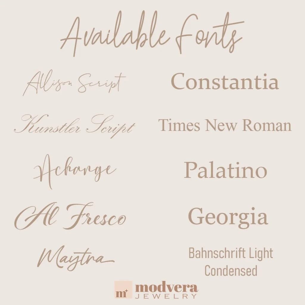 Custom Name Necklace for Women, Double-Sided Engraved Pendant