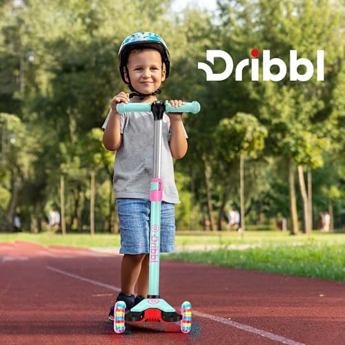 3-Wheel Kids Scooter - Lean-to-Steer Technology, Adjustable Height Handlebar, Wide Anti-Slip Deck, Scooter for Boys & Girls Ages 3+, Child Safety Approved, Support Riders Up to 165 lbs, Candy