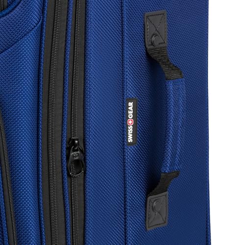 SwissGear Sion Softside Expandable Luggage, Blue, 3-Piece Set (21/25/29)
