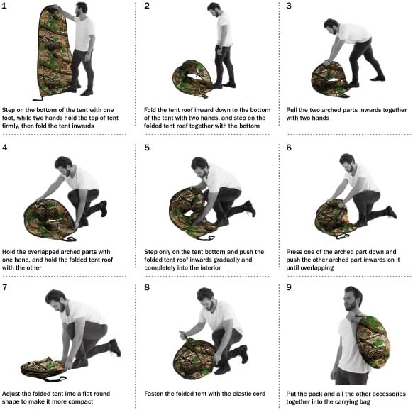 Pop Up Pod - Privacy Shower Tent, Dressing Room, or Portable Toilet Stall with Carry Bag for Camping, Beach, or Tailgate by Wakeman Outdoors