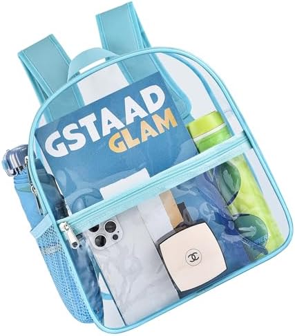 Oraben Clear Backpack for Stadium Events Stadium Backpack Waterproof 12x6x12 Clear Bag for Adult Concert Sport Work
