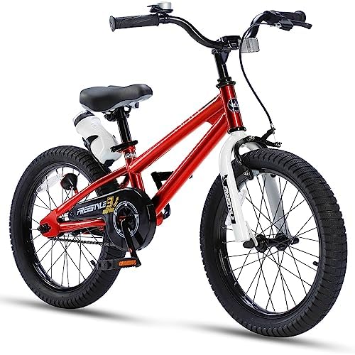 RoyalBaby Kids Bike EZ Freestyle Training Free Balance to Pedal Easy Learning Bicycle, 12-18 Inch for Toddlers to Big Kids