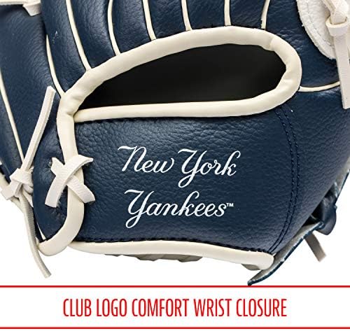 Franklin Sports MLB Youth Teeball Glove and Ball Set - Kids Baseball and Teeball Glove and Ball - Perfect First Kids Glove - 9.5"