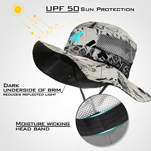 KastKing Sol Armis UPF 50 Boonie Hat - Sun Protection, Fishing, Beach & Hiking, Paddling, Rowing, Kayaking