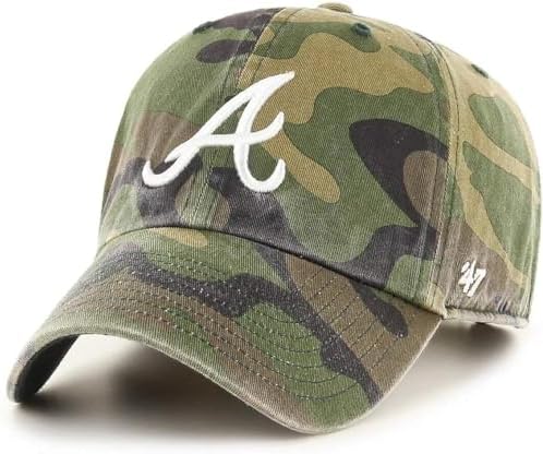 '47 MLB Unisex-Adult Camo Clean Up Adjustable Hat Cap One Size