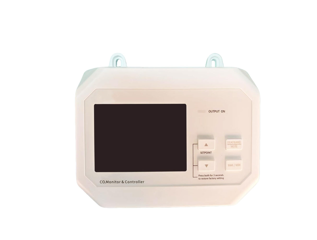 YFYIQI Fixed CO2 Controller Carbon Dioxide Controller with Two Mode Charactor Mode Plant Mode CO2 Measurement Range 0-9999ppm CO2 Display Resolution 1ppm External Sensor Digital Color Screen Display