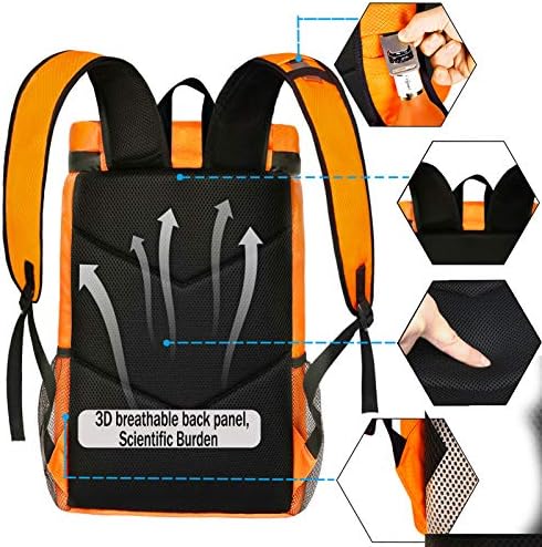 FORICH Soft Cooler Backpack Insulated Waterproof Backpack Cooler Bag Leak Proof Portable Small Cooler Backpacks to Work Lunch Travel Beach Camping Hiking Picnic Fishing Beer for Men Women