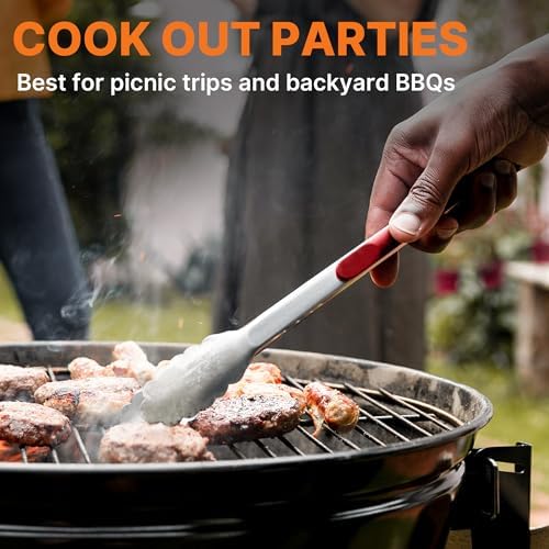 Camping Cooking Utensils Set Grilling Cookware Camp Kitchen Rotating Marshmallow Roasting Sticks BBQ Forks, Portable RV Camping Essentials Camper Must Haves for Cookouts Open Fire Pit