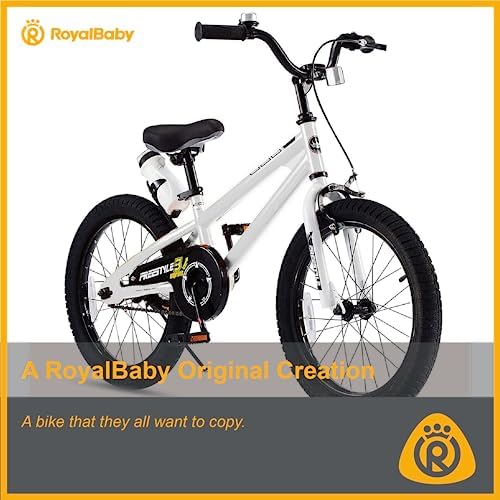 RoyalBaby Kids Bike EZ Freestyle Training Free Balance to Pedal Easy Learning Bicycle, 12-18 Inch for Toddlers to Big Kids