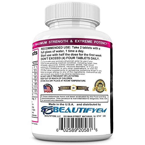 Butt X-Large Butt Enlargement, Booty Enhancement. Butt Enhancer Pills. Natural Bigger Glutes. 1 Month Supply