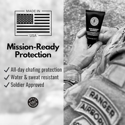 Waterproof Anti Chafing Ointment, Chafing Gel, Half Marathon Essentials, Anti-Chafe, Military Gear Essential, Running Essentials, Gifts for Runners - Rose Scented - 1pk