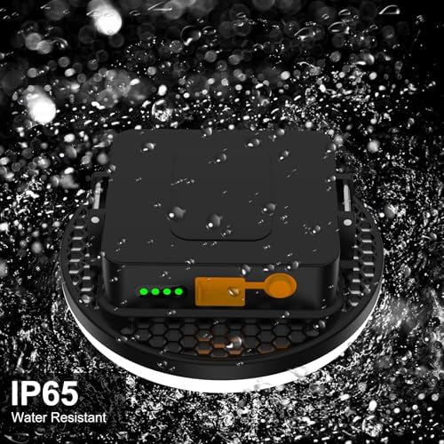 10000mAh 4000LM Flashlight Portable LED Camping Lantern Rechargeable Light 30W with Magnet and 1/4 Nut Port, IP65 Waterproof Tent Light Power Failure Emergency Survival Kits (30W Pro)