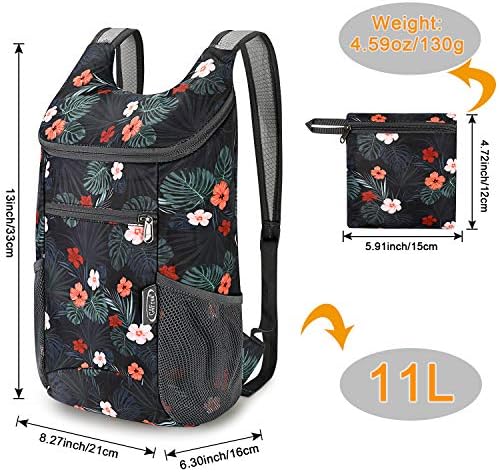 G4Free Lightweight Packable Hiking Backpack for Men Women Small Hiking Daypacks Foldable Shoulder Pack Casual Outdoor Bag