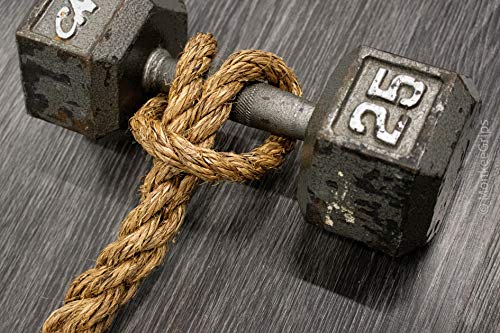 Monkee Grip Original Rope Grips – Enhance Grip Strength & Endurance, Versatile Fitness Accessory for Dumbbells & Barbells, Pull Up Bars Durable & Comfortable Design