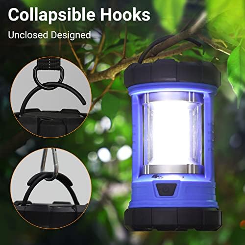 Camping Lantern, 3200LM LED Lanterns for Power Outages, 4600mAh Phone Charger & Rechargeable Lantern, 5 Light Modes Lantern Flashlight for Hurricane/Emergency/Storm, CT CAPETRONIX Camping Accessories