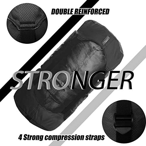 Frelaxy Compression Sack, Ultralight Sleeping Bag Stuff Sack, 40% More Storage! 11L/18L/30L/45L/52L, Compression Stuff Sack - Space Saving Gear for Camping, Hiking, Backpacking