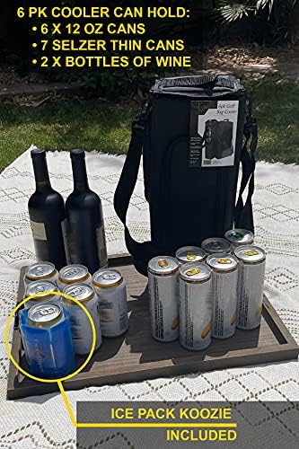 CaddyDaddy Golf Bag Cooler with Ice Pack, Golf Accessories for Men, Women, Golf Cooler Bag Sleeve, Insulated Golf Cooler, Golf Gifts for Men, Golf Bag Cooler Sleeve, Wine Cooler Chiller