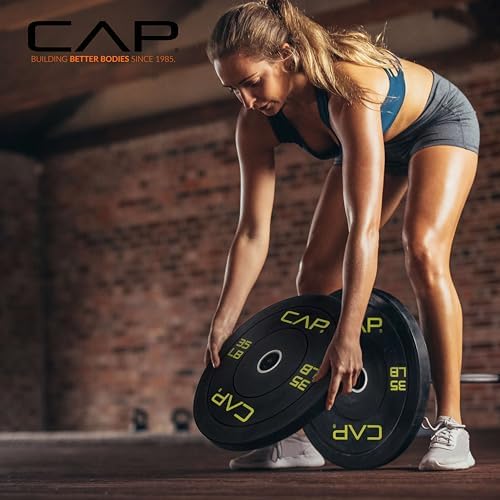 CAP Barbell Rubber Olympic Bumper Plate | Multiple Options/Colors