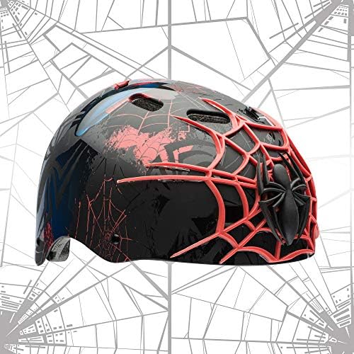 BELL Marvel Spiderman Hero Helmet, Red, Child (5-8 yrs.)