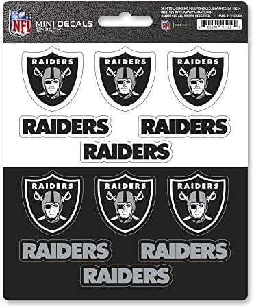FANMATS NFL Unisex-Teen NFL Mini Decal 12-E2pk