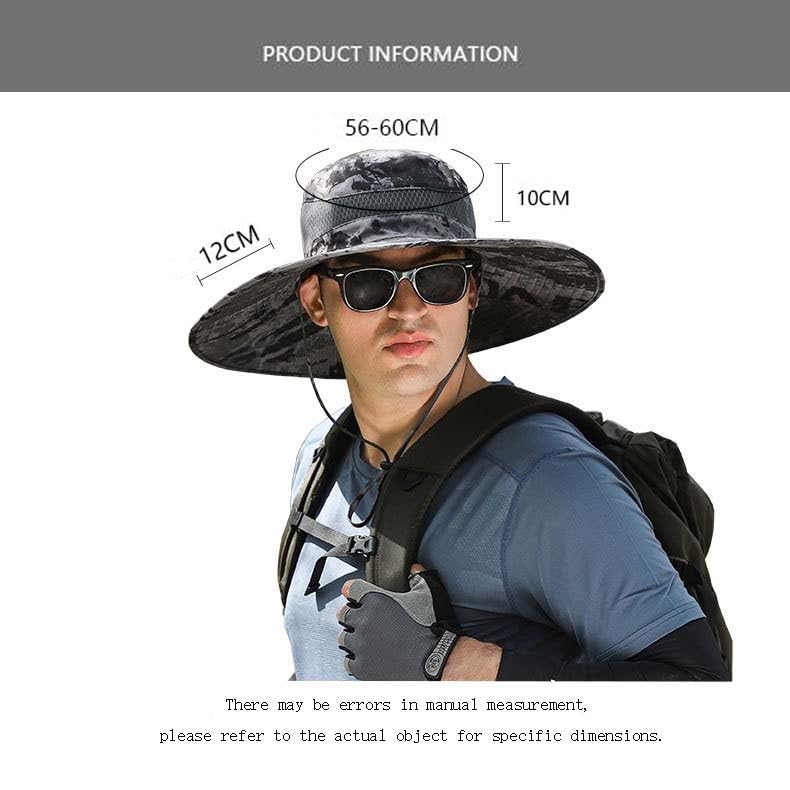 Colitt - Fishing Hat with Built in Fan, 2025 New Hat with Fans Solar Power, Wide Brim Outdoor Fishing -Solar & USB Charging (Style - E)