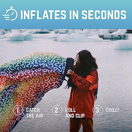 Chillbo Inflatable Couch – Cool Inflatable Chair. Upgrade Your Camping Accessories. Easy Setup is Perfect for Hiking Gear, Beach Chair and Music Festivals.