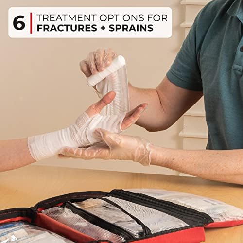 First Aid Kit – 291 Pieces of First Aid Supplies | Hospital Grade Medical Supplies for Emergency and Survival Situations | Ideal for Car, Trucks, Camping, Hiking, Travel, Office, Sports, Pets, Hunting, Home