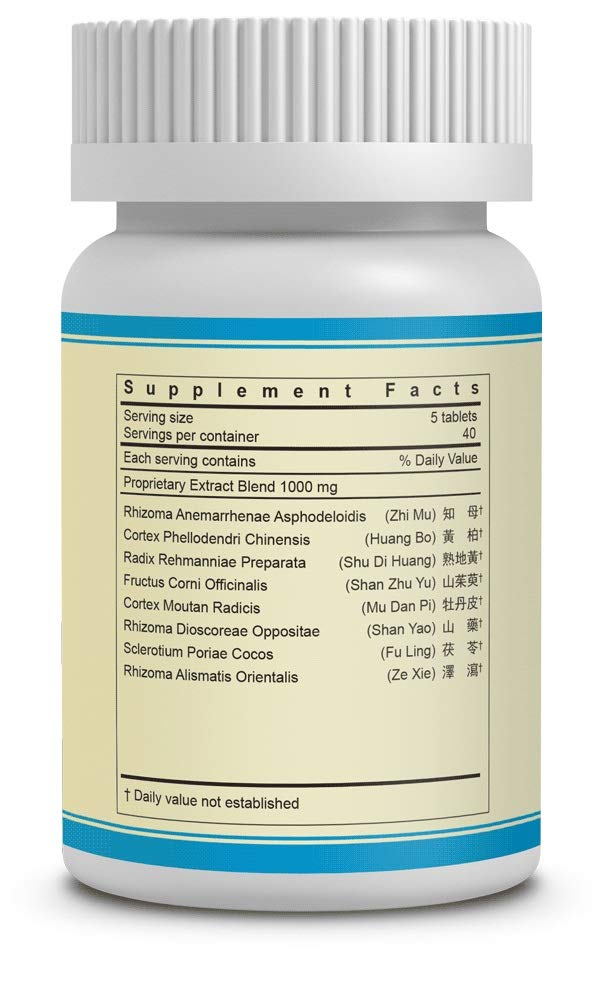 Zhi Bai Di Huang Pian - YinVive Cool - 200 mg 200 Tablets