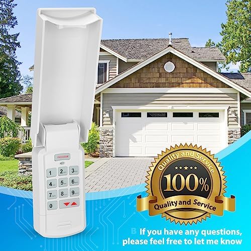 1 for Overhead Garage Door Opener Keypad, Compatible with All Overhead/Genie Garage Door Openers, for Model GK-R 37332R OKP-BX GK-BX GWKP, GWK-IC, ACSDG, ACSDA1, ACSD1G, B8QACSDA, B8QACSDA1