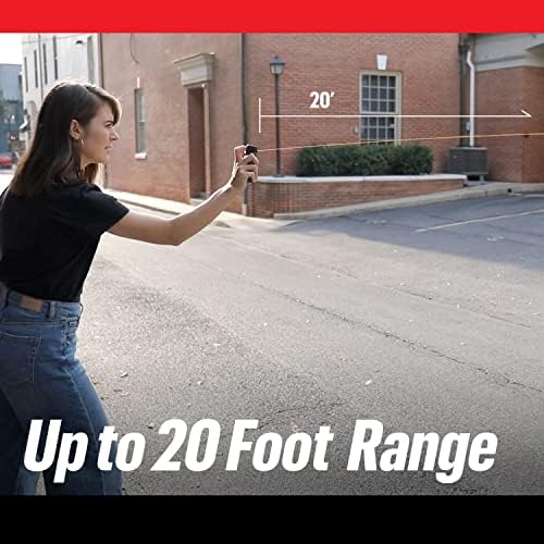 Vexor Pepper Spray Full Axis with Belt Clip for Self Defense — Maximum Police Strength, 20-Foot Range, Full Axis Capability, Flip Top Safety for Quick and Accurate Aim, Protection