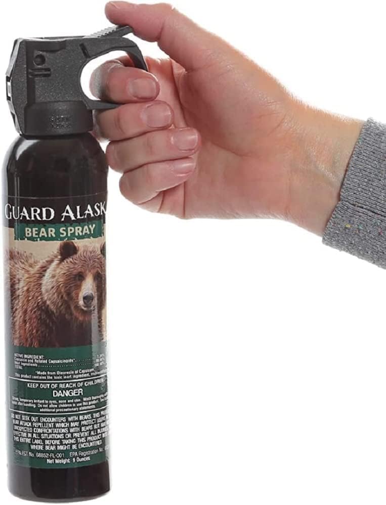 Mace Brand Guard Alaska Bear Deterrent Self Defense Spray, 9.17 oz, 20 Feet Range, Max Strength 20% OC Wildlife Safe Formula, Essential for Outdoors, Hiking, Camping, & Hunting