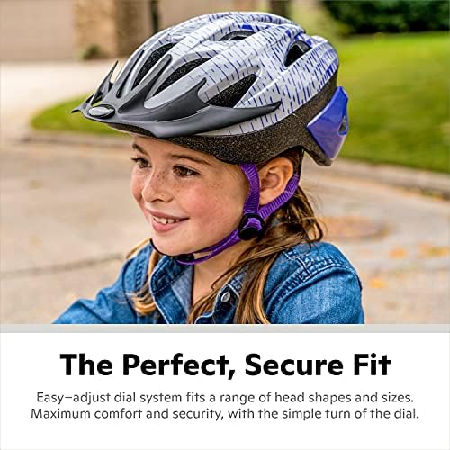 Schwinn Thrasher Bike Helmet for Youth Boys Girls Age 8-14 Years Old, Suggested Fit 55-58cm, Lightweight Microshell Design with Adjustable Side & Chin Strap, CPSC Safety Certified, Sleek, Sporty Style