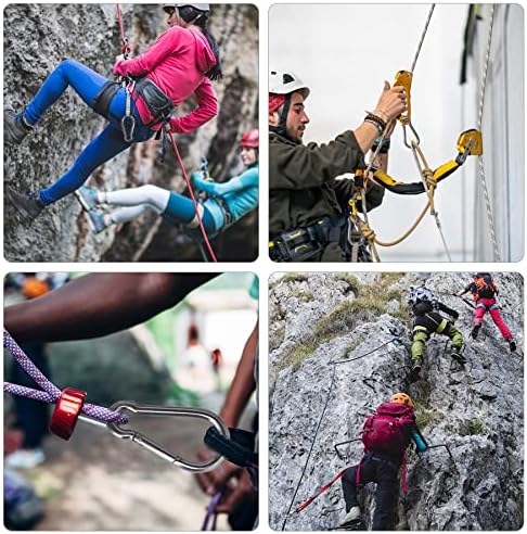 Large Spring Snap Hook Carabiner, 304 Stainless Steel Heavy Duty Carabiners Clip, Stainless Steel Spring Snaps Hooks Carabiners Outdoor