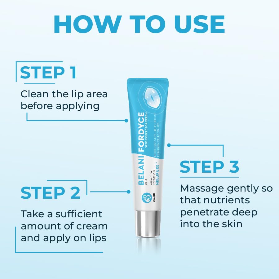 HVSUN Lip Acne Cream, Fordyce Seeds - Lip Acne, Moisturizes, Improves Dry, Chapped Lips, Reduces Dark Lips - 20ml…