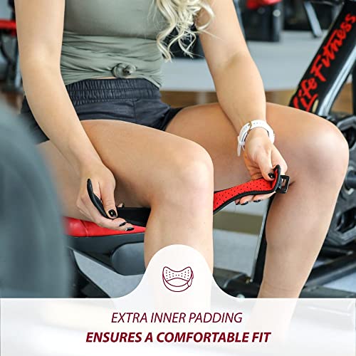 KARM Plus Size Knee Brace for Women & Men Plus Size - Patella Band - Patellar Tendon Support Strap for Jumpers Knee Pain, Basketball, Sports, Obese (XXL/3XL/4XL/5XL/6XL, Single Strap, Black)