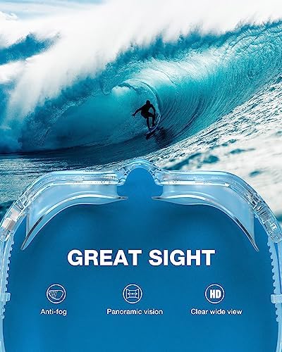 ZIONOR Swim Goggles, G1 SE Swimming Goggles Anti-Fog for Adult Men Women