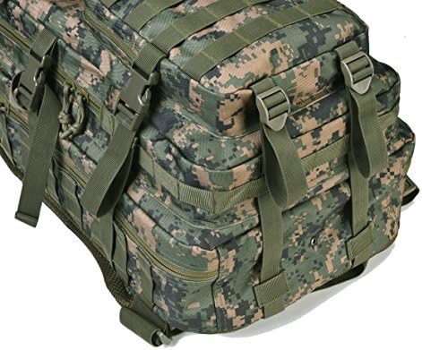 REEBOW GEAR Military Tactical Backpack Large Army 3 Day Assault Pack Molle Bag Backpacks (Woodland Camo)