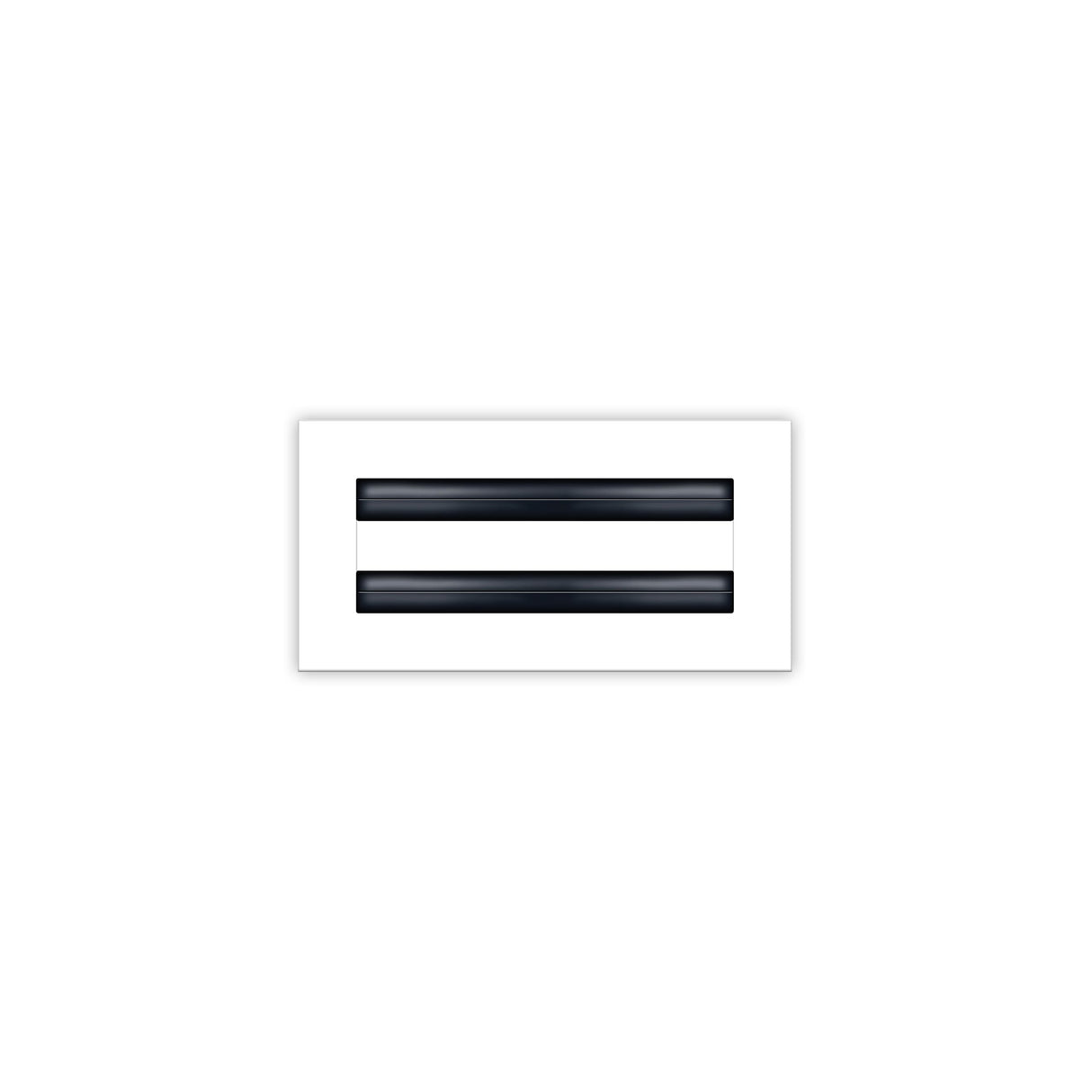 BUILDMART - 8x4 White Modern AC Vent Cover - Decorative Air Vent - Standard Linear Slot Diffuser - Register Grille for Ceiling, Walls & Floors - Texas Buildmart