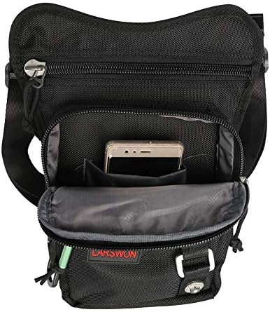 Thigh Pack, Larswon Leg Bag Thigh Pouch Bag Tactical Waist Bag Motorcycle Bag Waterproof