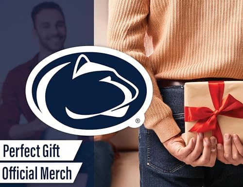 Penn State Stickers (14 Piece) Penn State University Gifts for Men Football Fans for Car Laptop Water Bottle + 2 Large PSU Nittany Lions Car Decals, 10 Water Bottle Size, 2 Keyboard Size