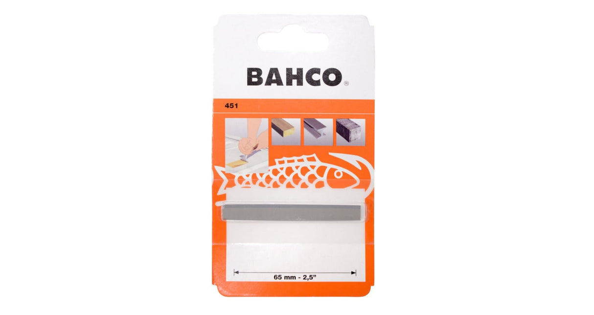 Bahco Heavy Duty 2-1/2-Inch Replacement Scraper Blade #451, 0, Silver