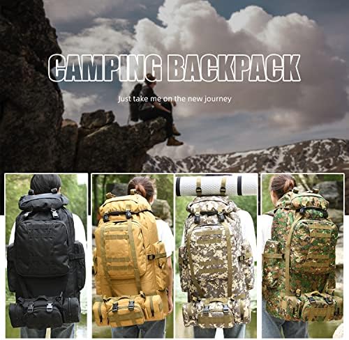 King'sGuard 100L Camping Hiking Backpack Molle Rucksack Military Camping Backpacking Daypack