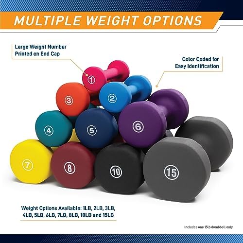 Marcy Colored Neoprene Dumbbells
