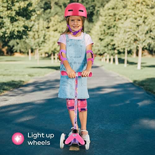 Scooter for Kids Ages 3-5 - Extra Wide Deck & Light Up Wheels, Self Balancing Kids Toys for Boys & Girls, Choose Your Favorite Character